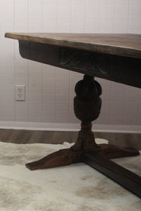 English Oak Refectory Table c.1900