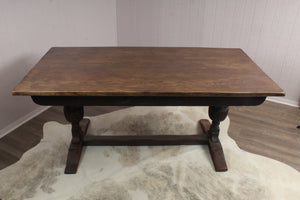 English Oak Refectory Table c.1900