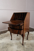 Load image into Gallery viewer, English Burl Walnut Fall Front Desk c.1900