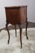 Load image into Gallery viewer, French Walnut Marble Top Chevet c.1890