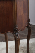 Load image into Gallery viewer, French Walnut Marble Top Chevet c.1890