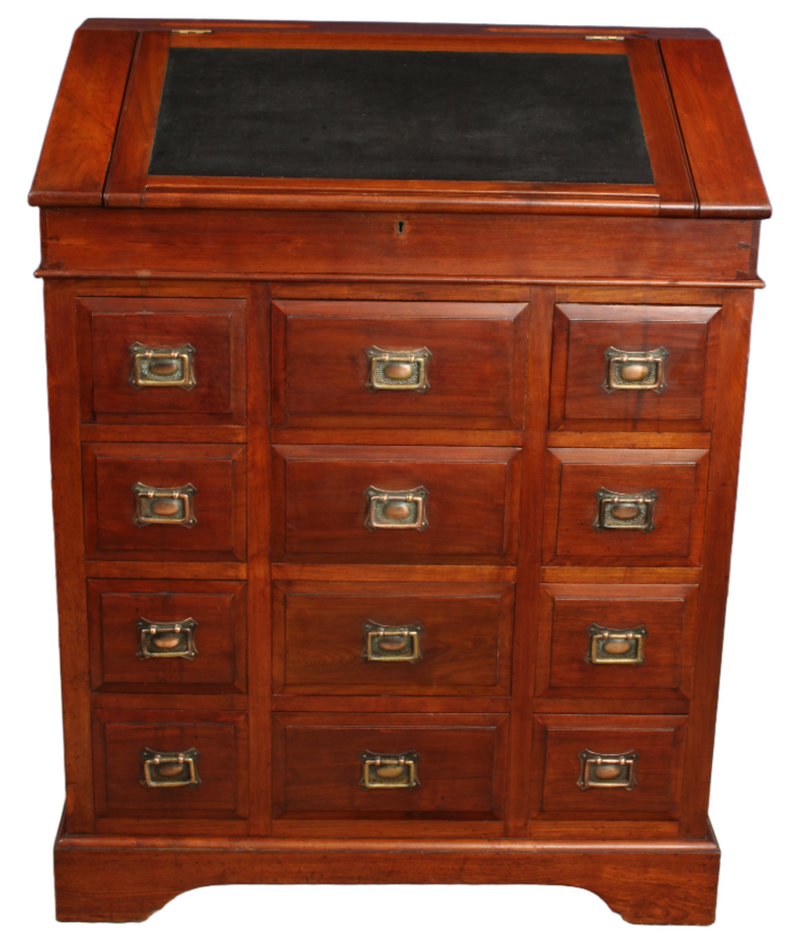 English Mahogany Desk c.1910