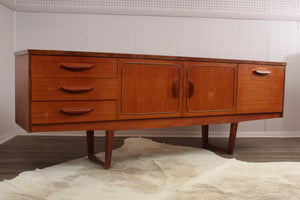 English Teak Midcentury Credenza c.1960