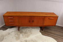 Load image into Gallery viewer, English Teak Midcentury Credenza c.1960