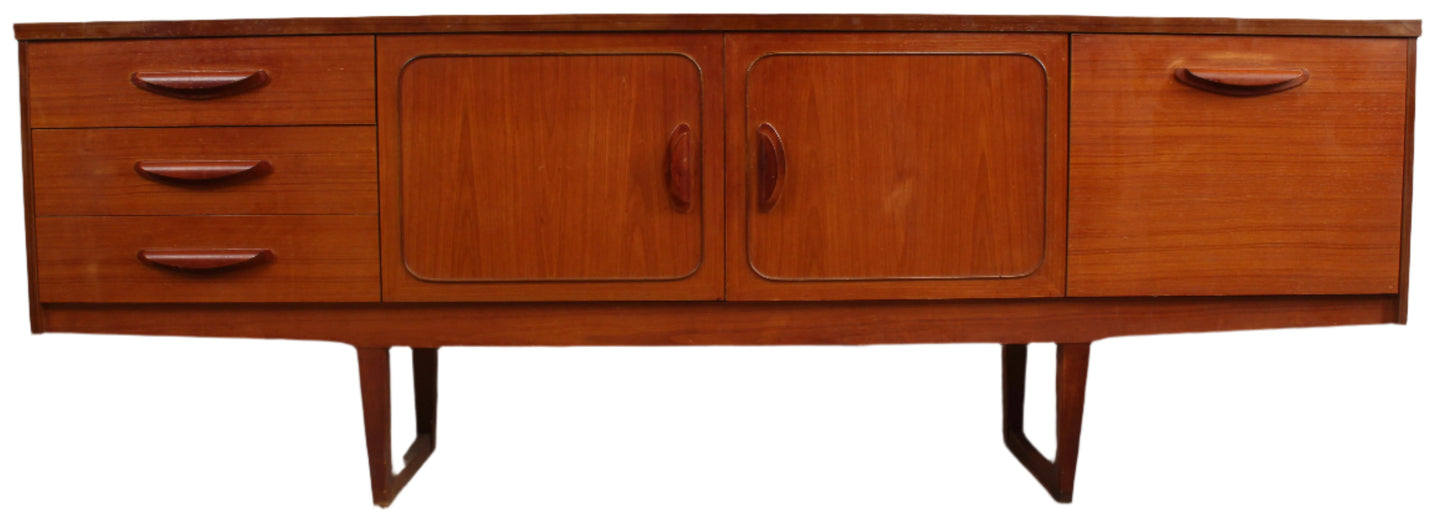 English Teak Midcentury Credenza c.1960