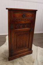 Load image into Gallery viewer, English Oak Corner Cabinet