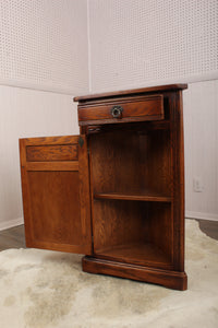 English Oak Corner Cabinet