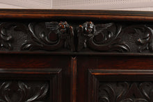 Load image into Gallery viewer, French Heavily Carved Oak Cabinet c.1880