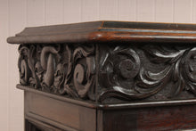 Load image into Gallery viewer, French Heavily Carved Oak Cabinet c.1880