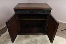 Load image into Gallery viewer, French Heavily Carved Oak Cabinet c.1880