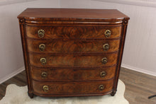 Load image into Gallery viewer, English Regency Flame Mahogany Chest c.1780