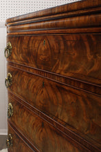 Load image into Gallery viewer, English Regency Flame Mahogany Chest c.1780