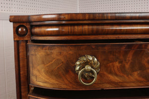 English Regency Flame Mahogany Chest c.1780