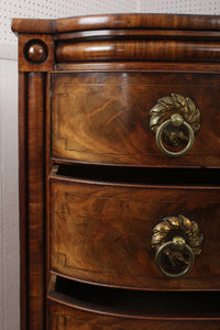 English Regency Flame Mahogany Chest c.1780