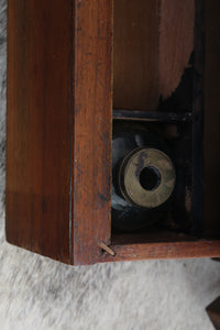 English Oak Writing Slope with Wellington Mechanism c.1900