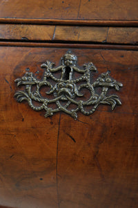 French Burl Walnut 18th Century Bombe Chest