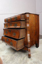 Load image into Gallery viewer, French Burl Walnut 18th Century Bombe Chest