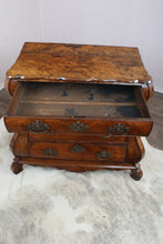 Load image into Gallery viewer, French Burl Walnut 18th Century Bombe Chest