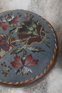 Pair Victorian Beaded Stools c.1890