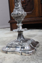 Load image into Gallery viewer, Monumental English Silverplated Candelabra dated 1902