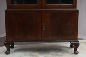 English Mahogany Bookcase c.1900