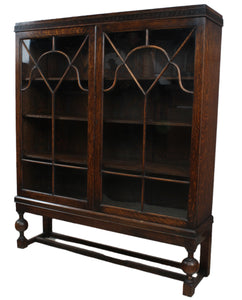 English Oak Bookcase c.1900