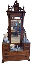 Load image into Gallery viewer, French Carved Walnut Dresser c.1880