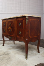 Load image into Gallery viewer, French Marble Top Inlaid Chest c.1880