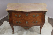 Load image into Gallery viewer, French Marquetry Marble Topped Chest c.1890