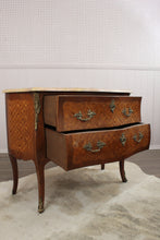 Load image into Gallery viewer, French Marquetry Marble Topped Chest c.1890