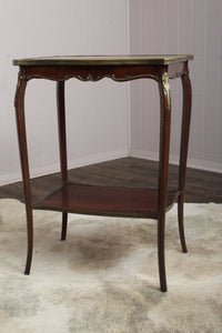 French Marble Topped Occasional Table c.1900