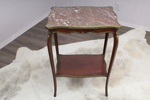 French Marble Topped Occasional Table c.1900