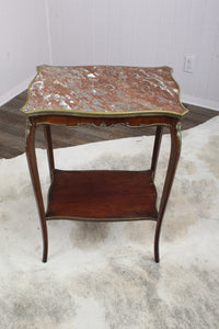 French Marble Topped Occasional Table c.1900