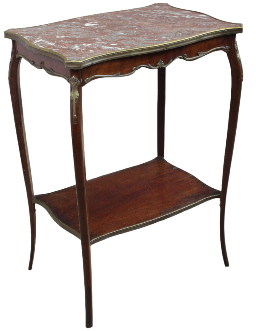 French Marble Topped Occasional Table c.1900