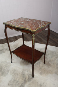 French Marble Topped Occasional Table c.1900