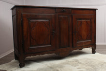 Load image into Gallery viewer, French Snail Footed Oak Sideboard c.1790