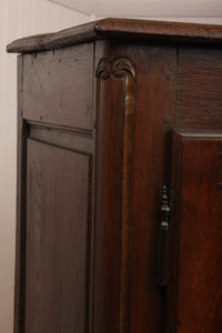 French Snail Footed Oak Sideboard c.1790