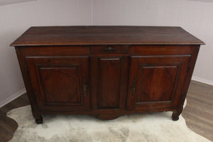 French Snail Footed Oak Sideboard c.1790