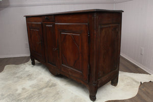 French Snail Footed Oak Sideboard c.1790