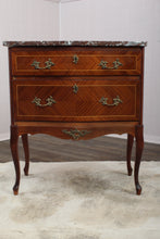 Load image into Gallery viewer, French Marble Top Chest c.1900