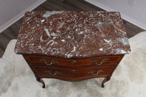 French Marble Top Chest c.1900