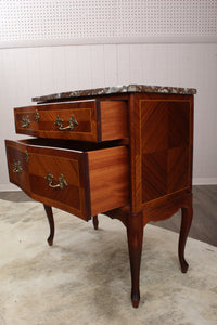 French Marble Top Chest c.1900