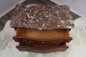 French Marble Top Chest c.1900