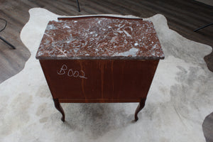 French Marble Top Chest c.1900