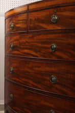 Load image into Gallery viewer, Handsome English Georgian Mahogany Bowfront Chest c.1830