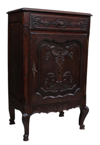 French Oak Carved Cabinet c.1880