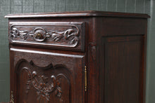 Load image into Gallery viewer, French Oak Carved Cabinet c.1880