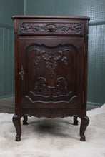 Load image into Gallery viewer, French Oak Carved Cabinet c.1880