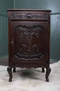 French Oak Carved Cabinet c.1880