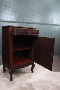 French Oak Carved Cabinet c.1880